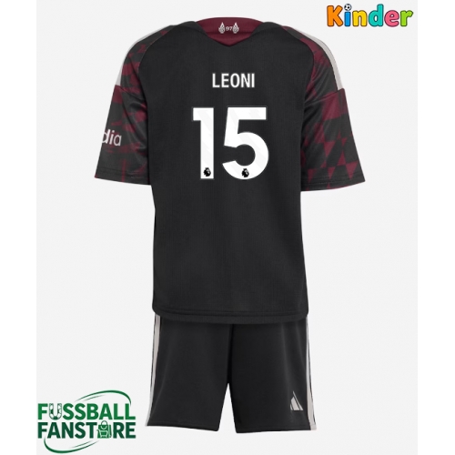Liverpool Giovanni Leoni #15 Replik 3rd trikot Kinder 2026-27 Kurzarm (+ Kurze Hosen)